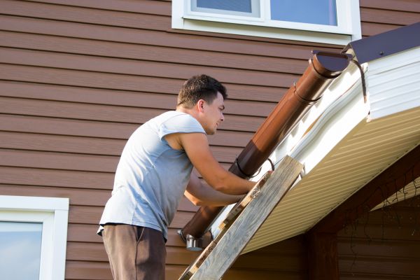 Porch Gutter Replacement in Stafford