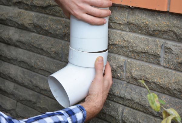 Drainage Downspout Repair in Stafford