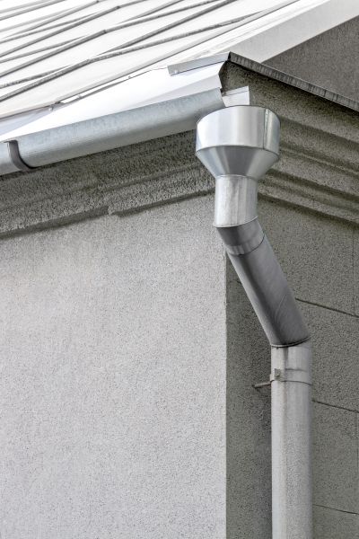 Galvanized Gutter Installation in Stafford