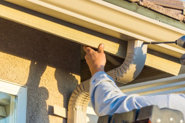 Aluminum Rain Gutter Service in Stafford