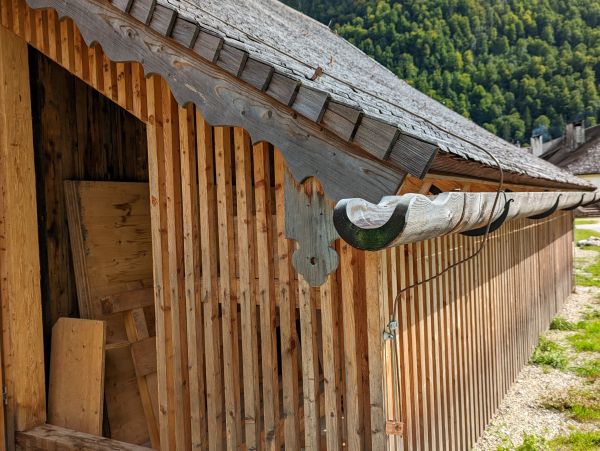 Wood Gutter Installation in Stafford